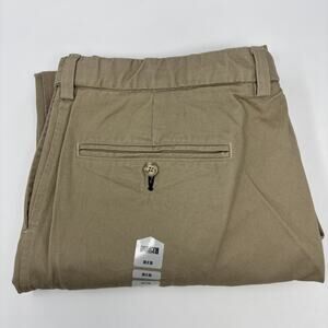 Duluth Trading Mens 38x30 Light Brown Comfort Waist Chino Pants NWT